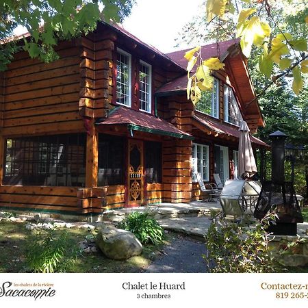 Villa Chalets De La Riviere Sacacomie Saint-Alexis-des-Monts Exterior foto