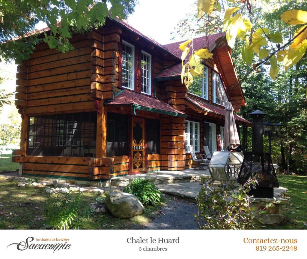 Villa Chalets De La Riviere Sacacomie Saint-Alexis-des-Monts Exterior foto