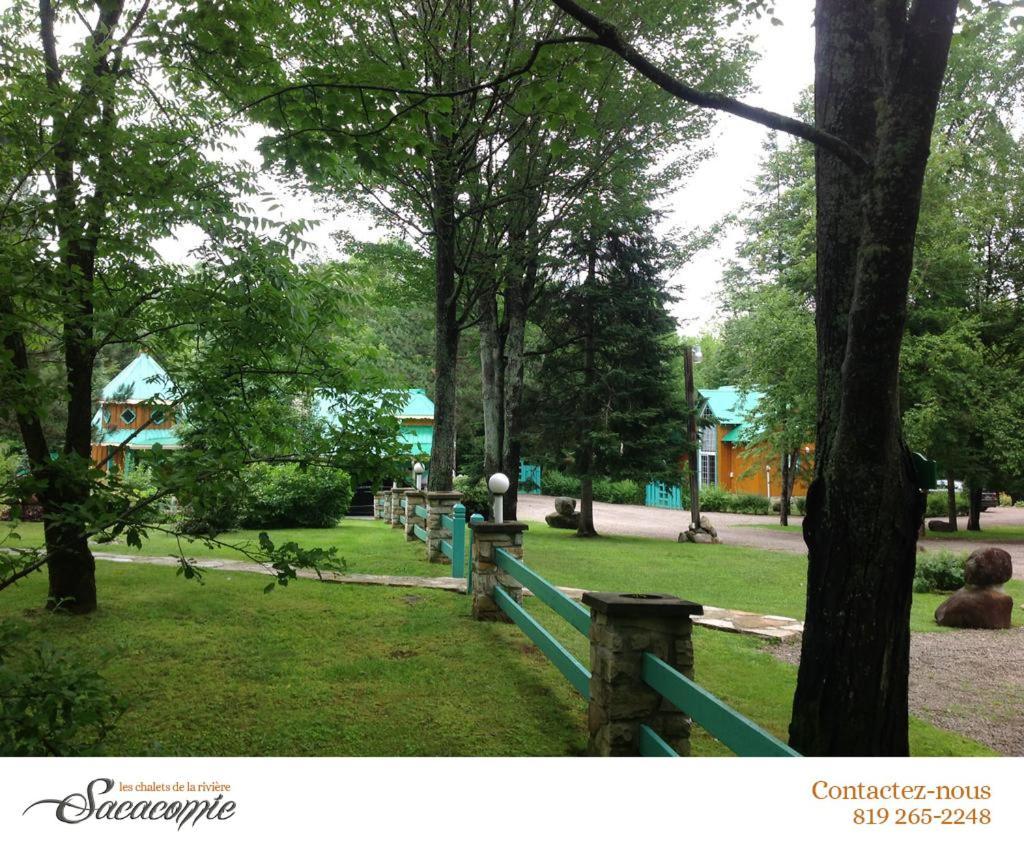 Villa Chalets De La Riviere Sacacomie Saint-Alexis-des-Monts Exterior foto