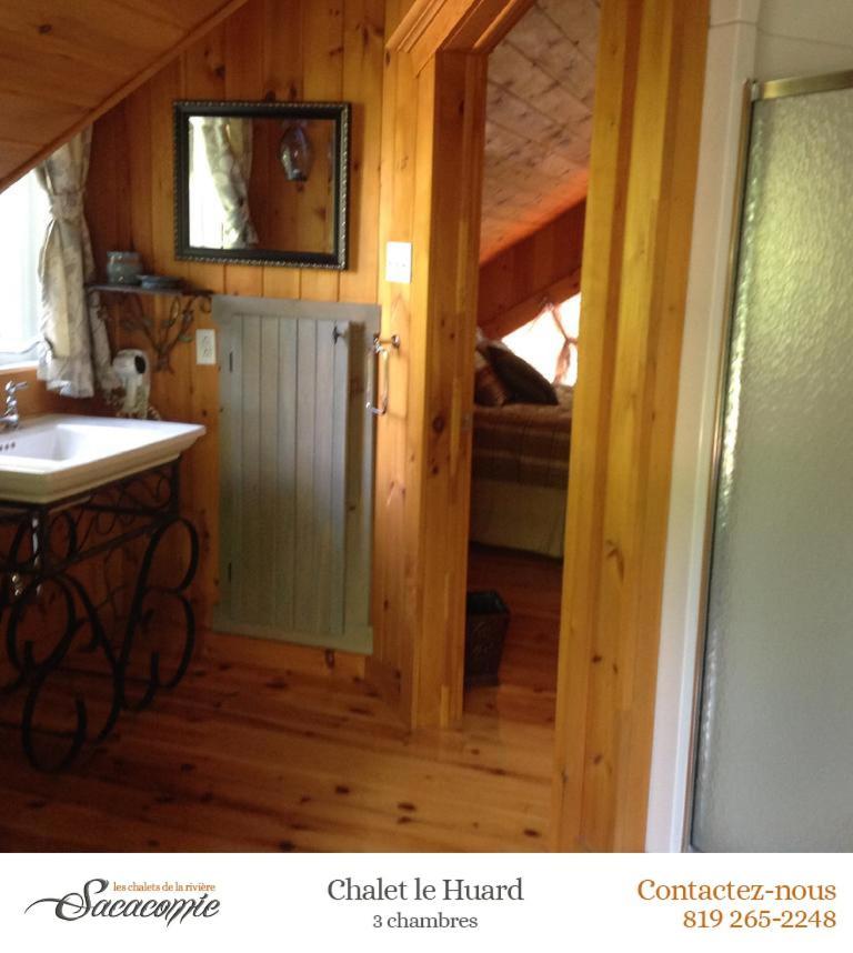 Villa Chalets De La Riviere Sacacomie Saint-Alexis-des-Monts Exterior foto