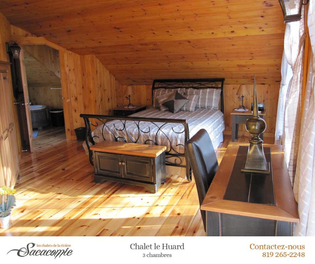 Villa Chalets De La Riviere Sacacomie Saint-Alexis-des-Monts Exterior foto