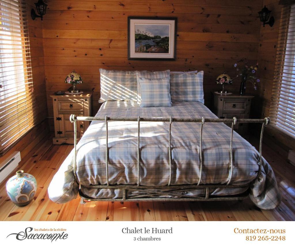Villa Chalets De La Riviere Sacacomie Saint-Alexis-des-Monts Exterior foto