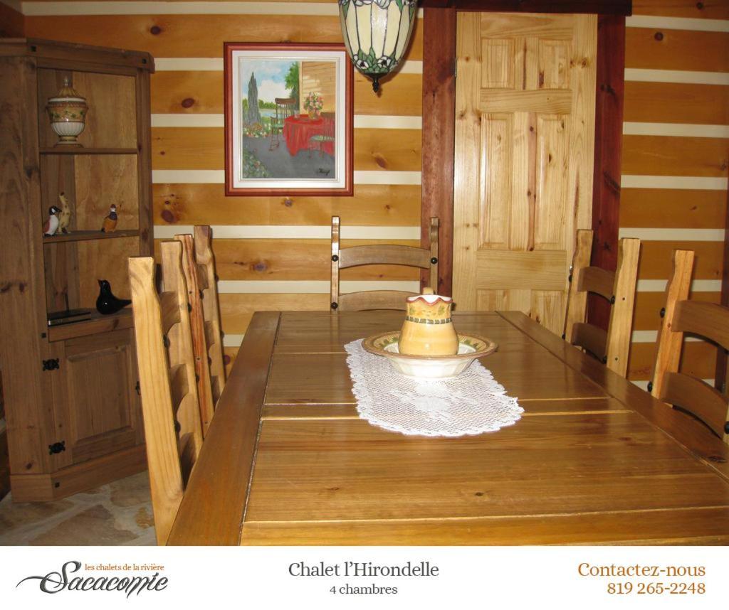 Villa Chalets De La Riviere Sacacomie Saint-Alexis-des-Monts Exterior foto