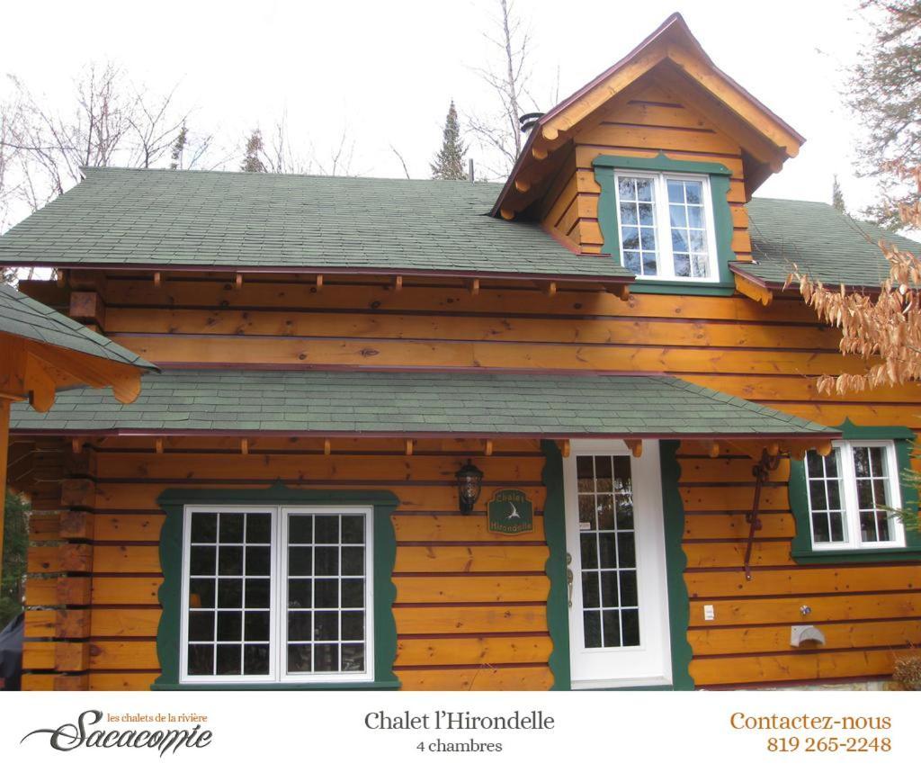 Villa Chalets De La Riviere Sacacomie Saint-Alexis-des-Monts Exterior foto