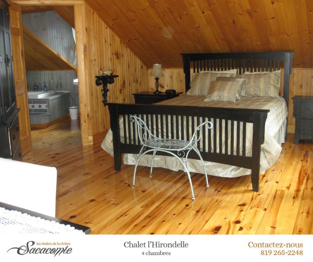 Villa Chalets De La Riviere Sacacomie Saint-Alexis-des-Monts Exterior foto