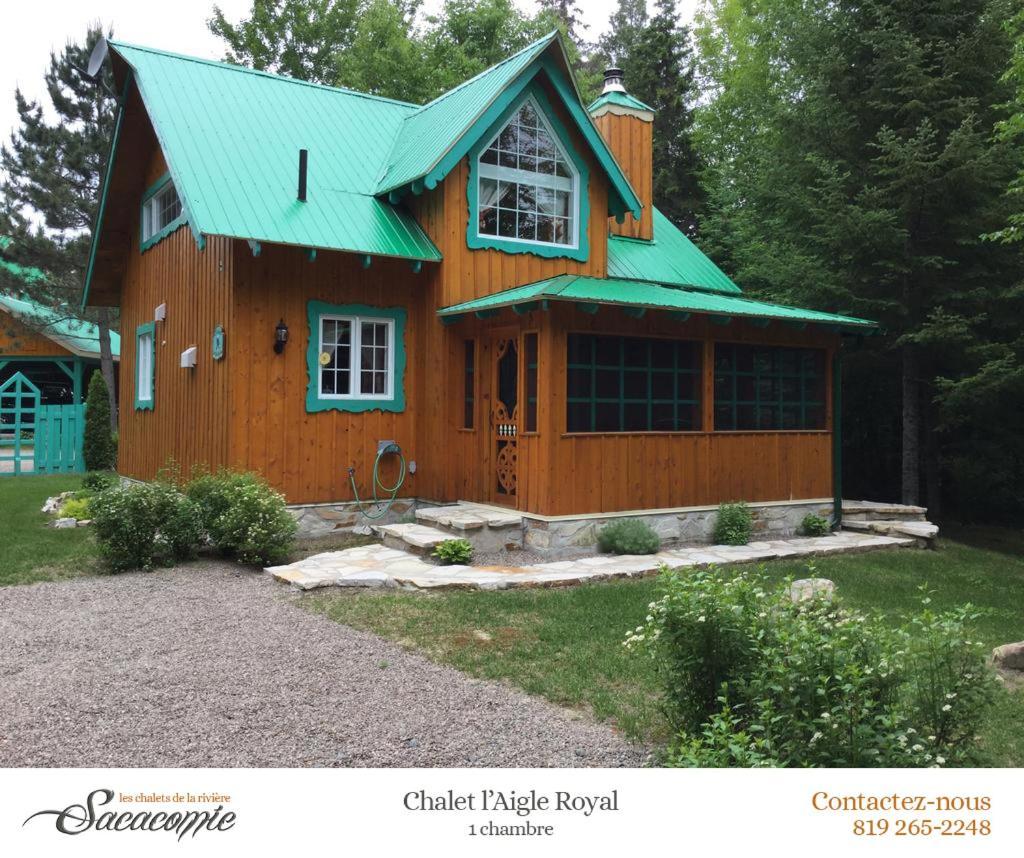 Villa Chalets De La Riviere Sacacomie Saint-Alexis-des-Monts Exterior foto