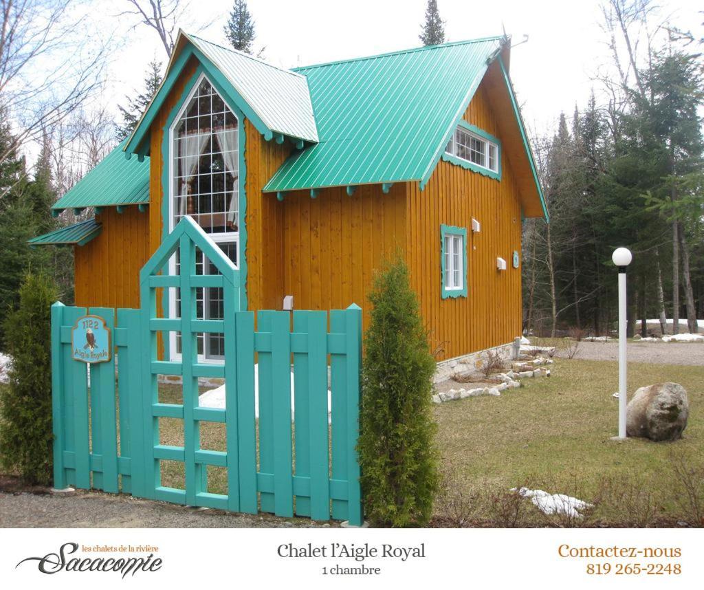 Villa Chalets De La Riviere Sacacomie Saint-Alexis-des-Monts Exterior foto
