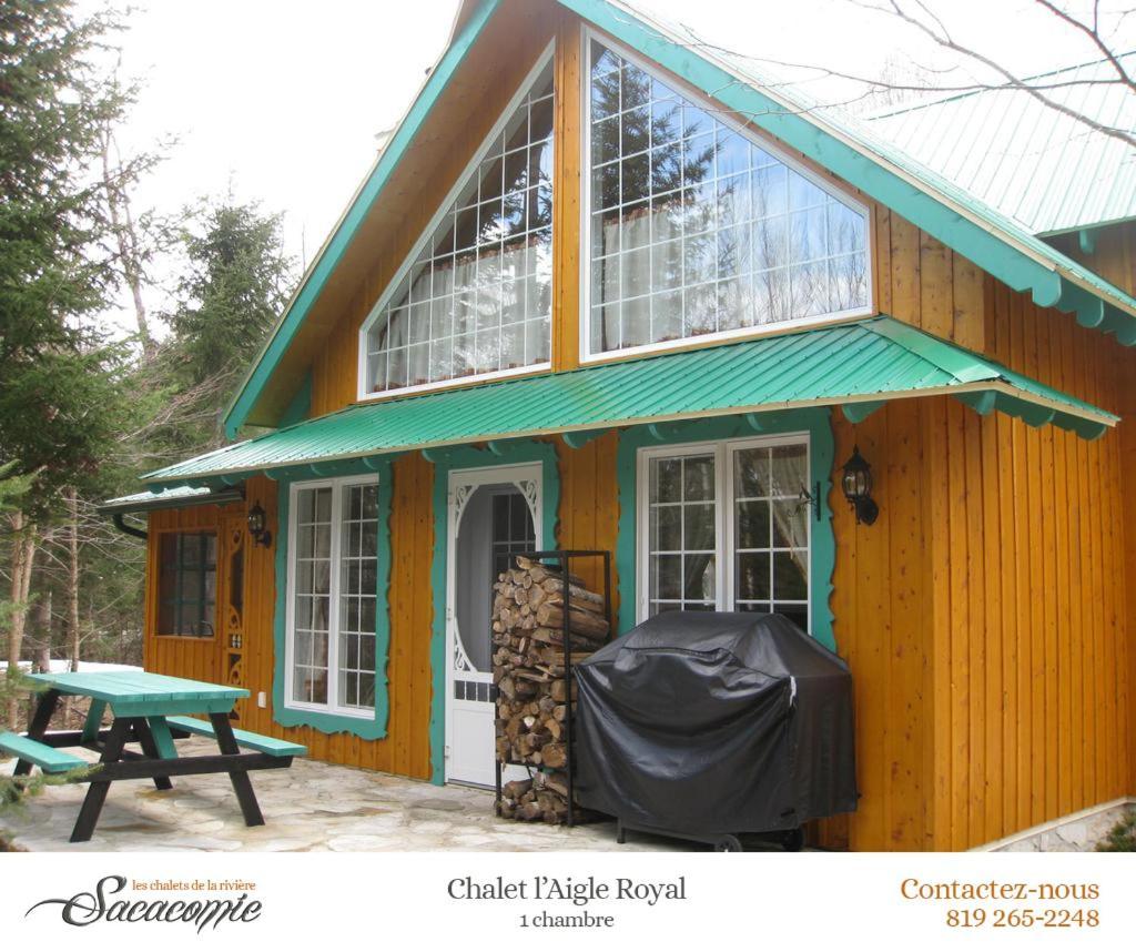 Villa Chalets De La Riviere Sacacomie Saint-Alexis-des-Monts Exterior foto